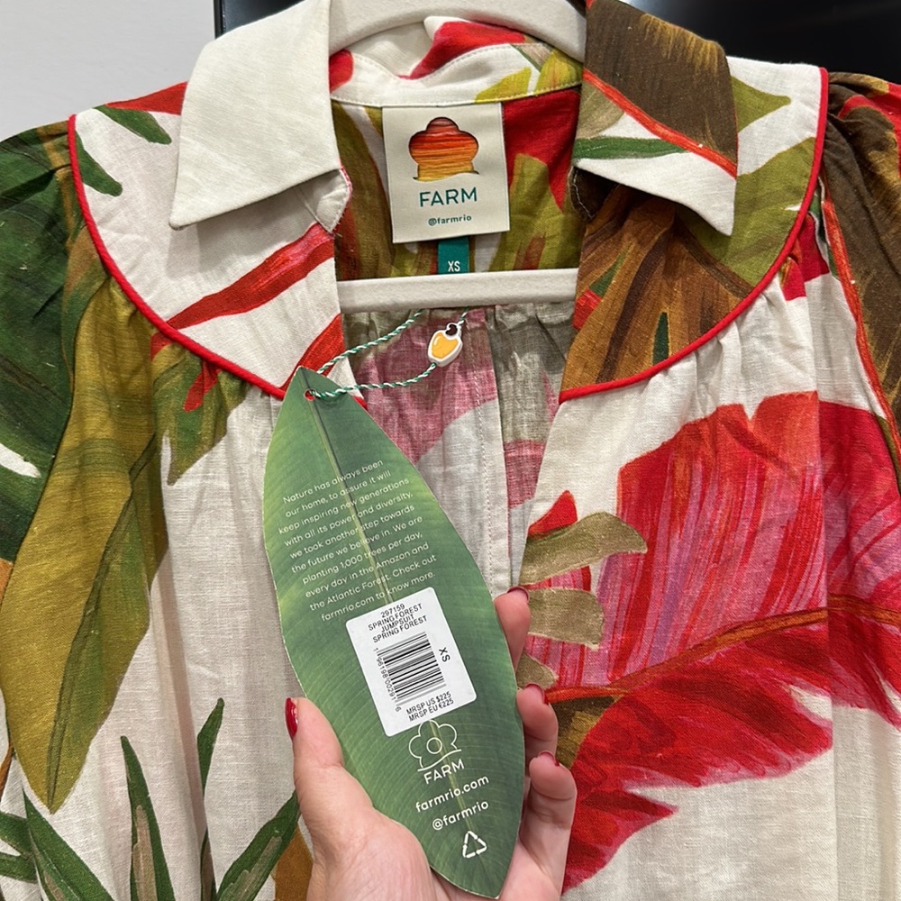 Farm Rio Spring Forest Jumpsuit - Picture 7 of 8